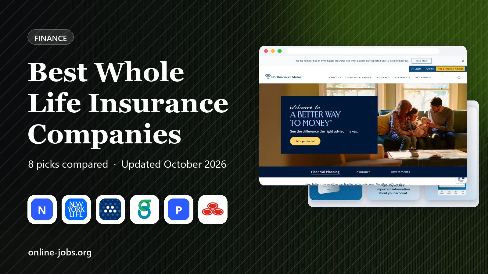 Best Whole Life Insurance Companies in 2026: 8 Services Compared