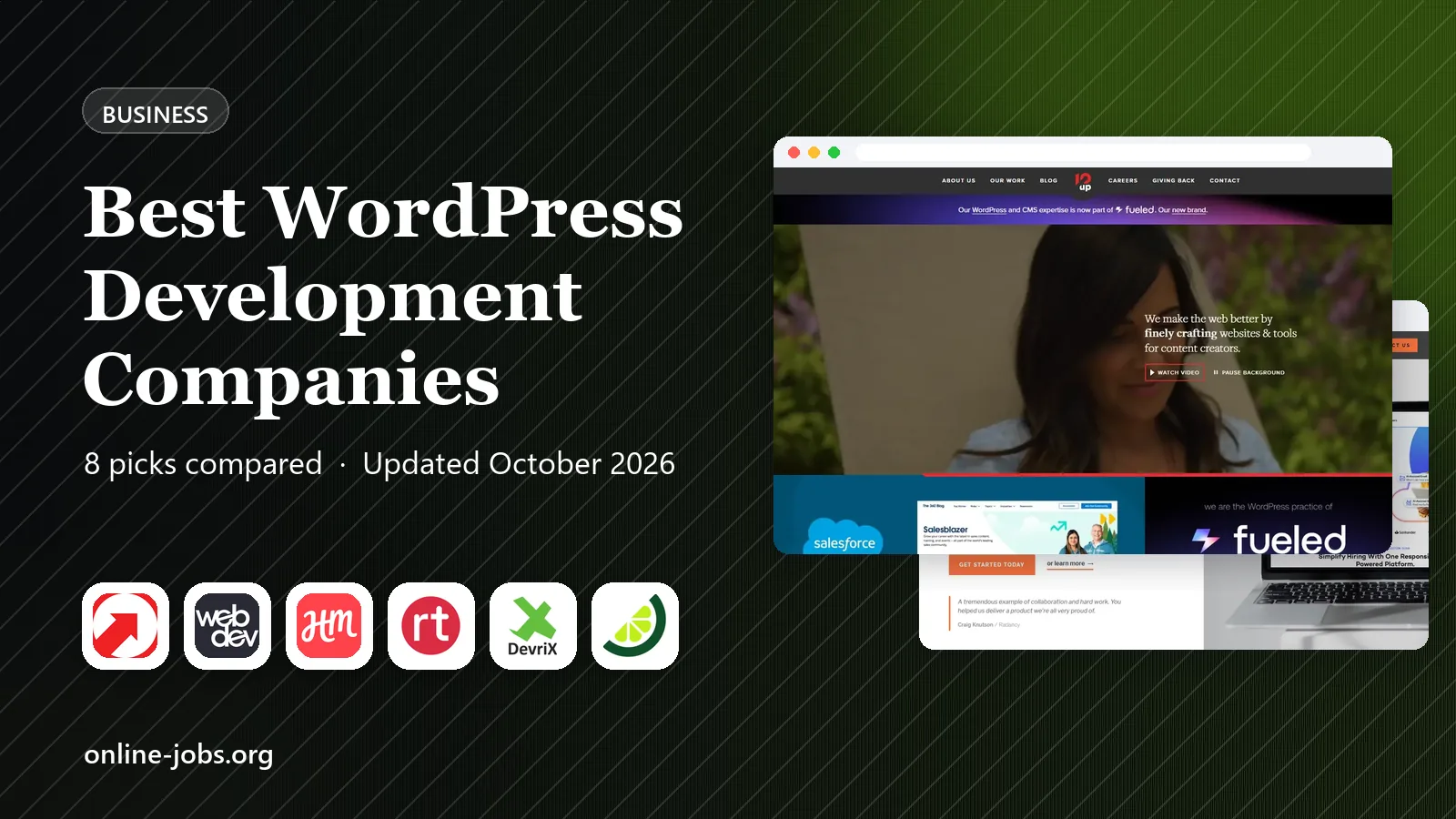 Best WordPress Development Companies in 2026: 8 Firms Compared