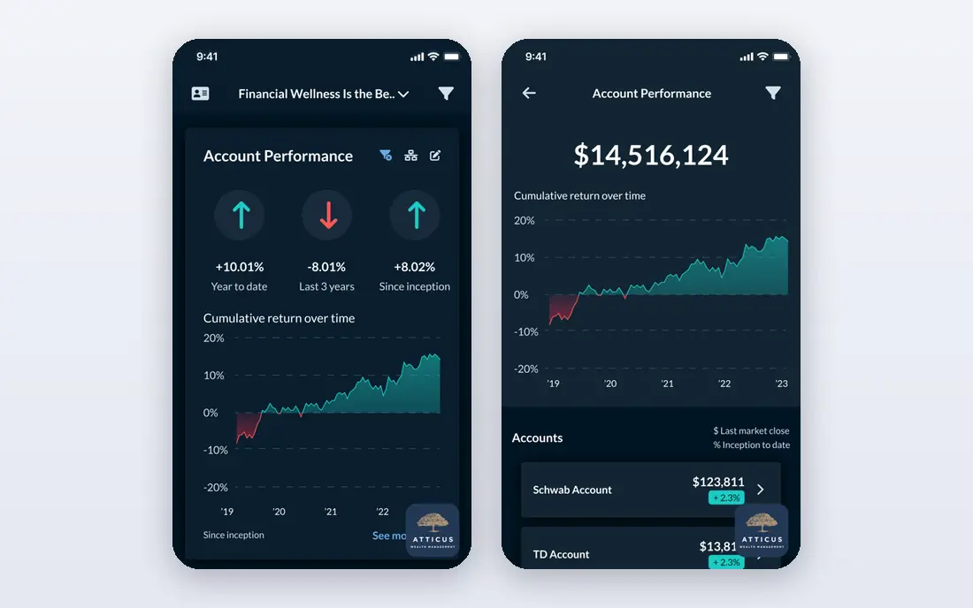 Atticus app screenshots