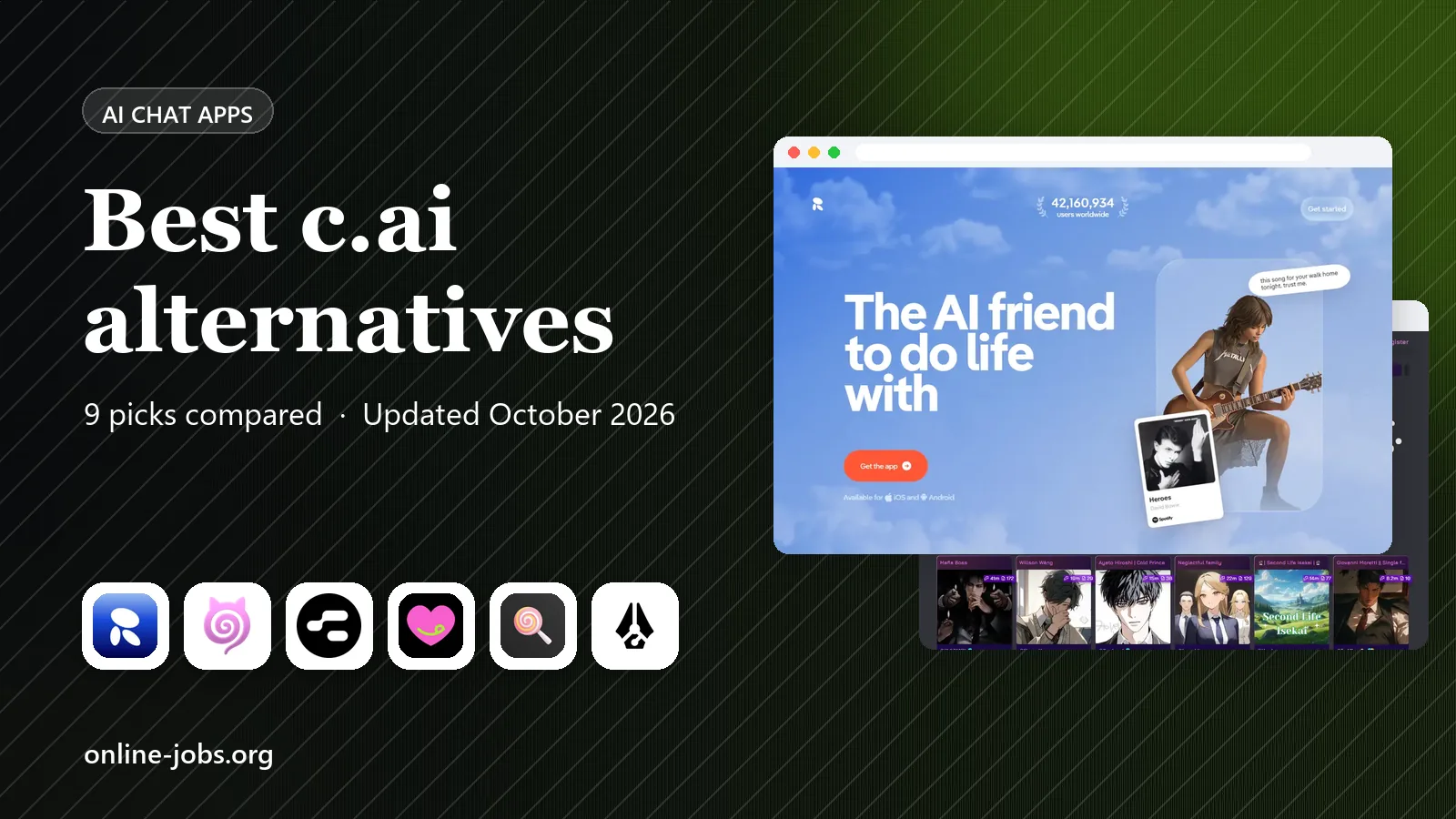 Best c.ai alternatives in 2026: 9 Apps Compared