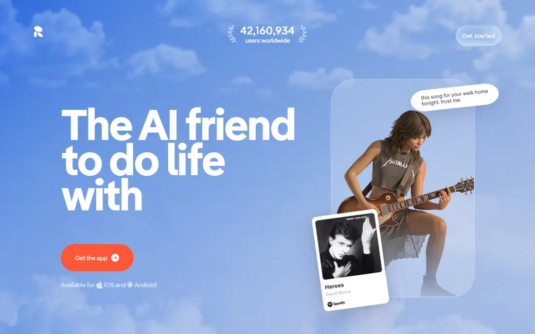 Replika website