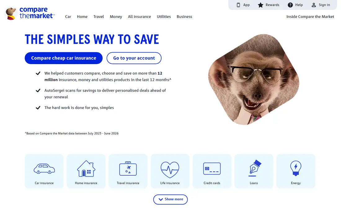 Compare the Market website