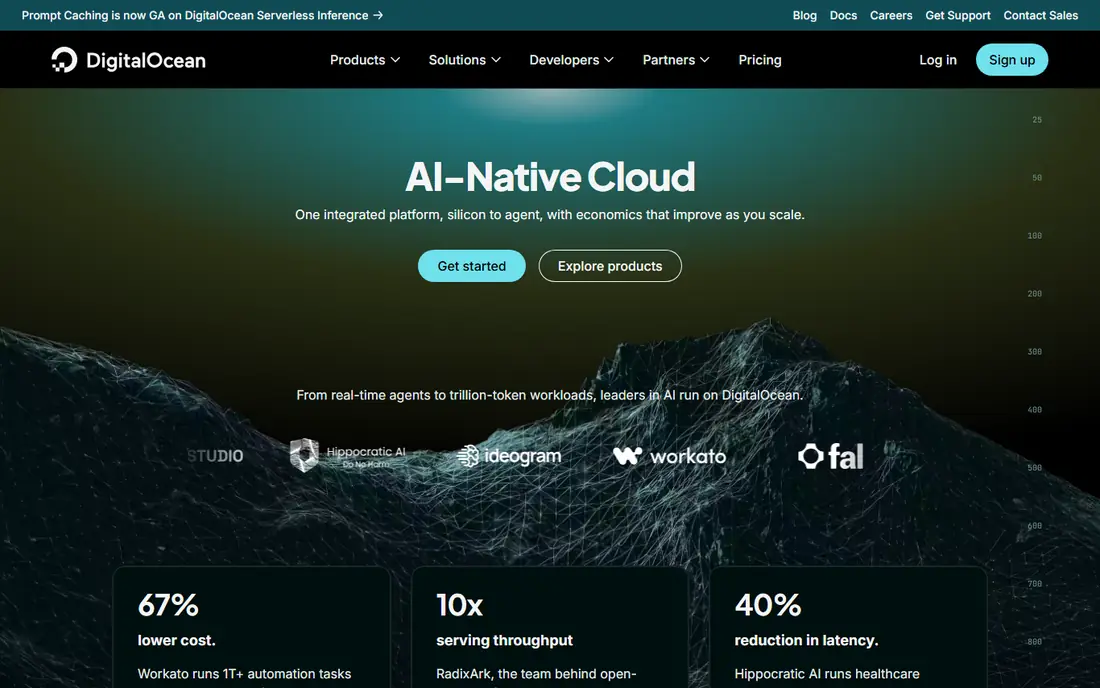 DigitalOcean website