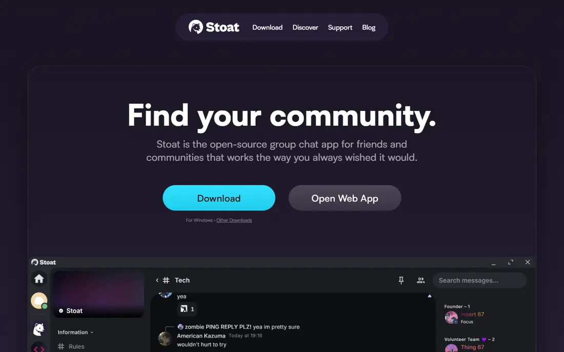 Stoat website