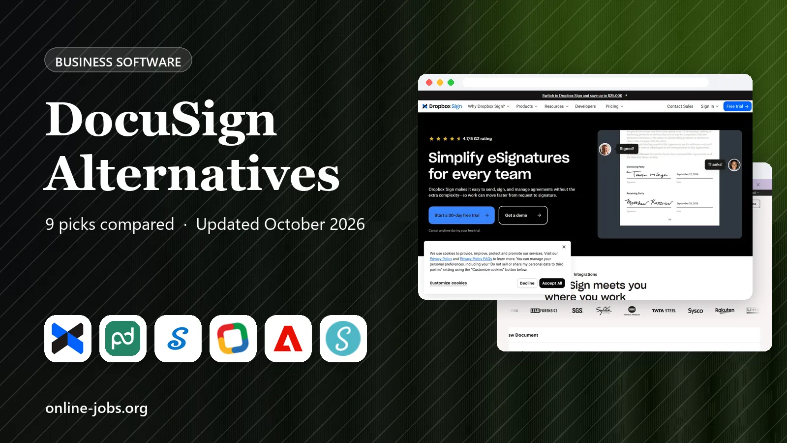 DocuSign Alternatives in 2026: 9 Tools Compared
