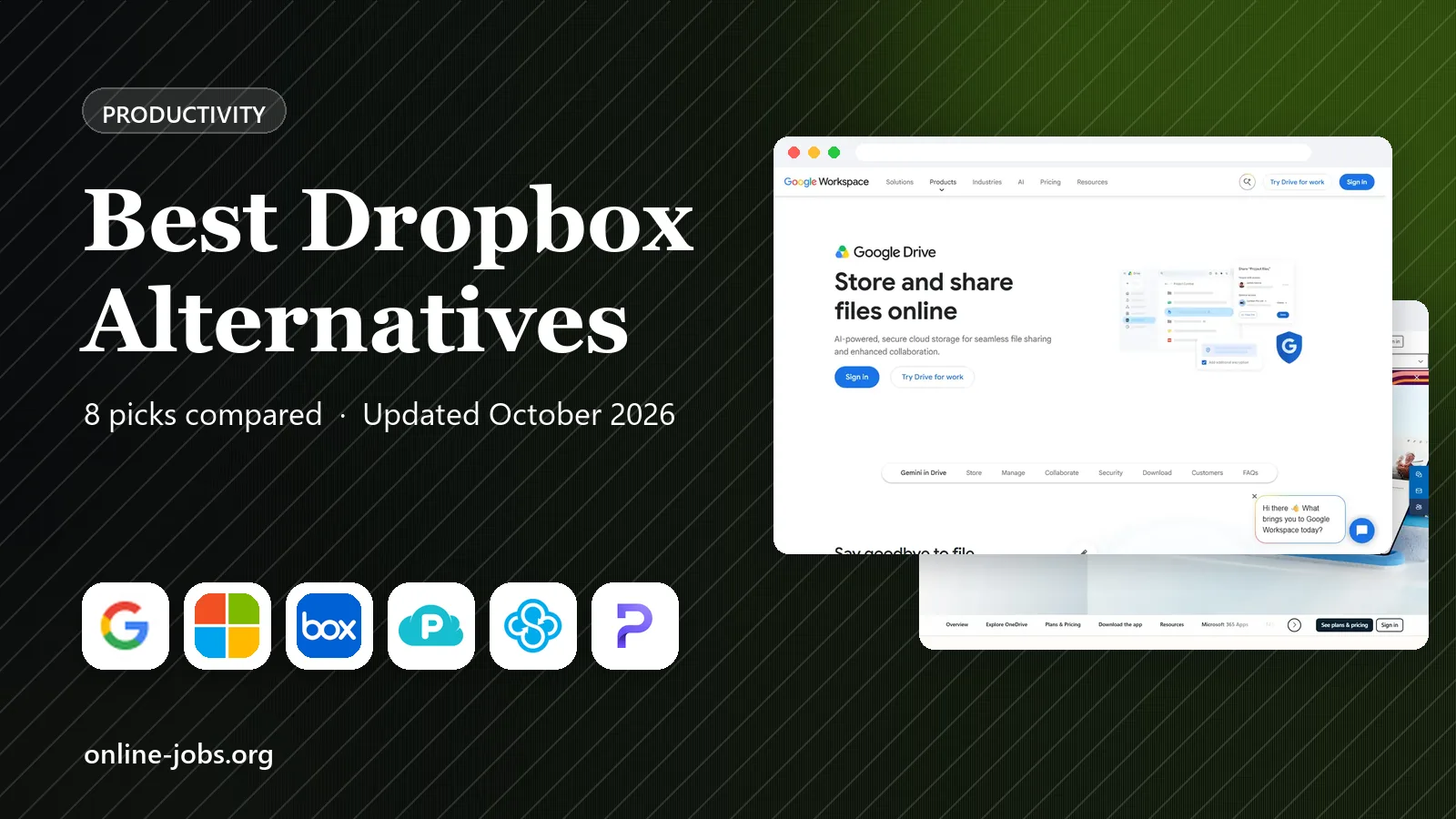 Best Dropbox Alternatives in 2026: 8 Tools Compared