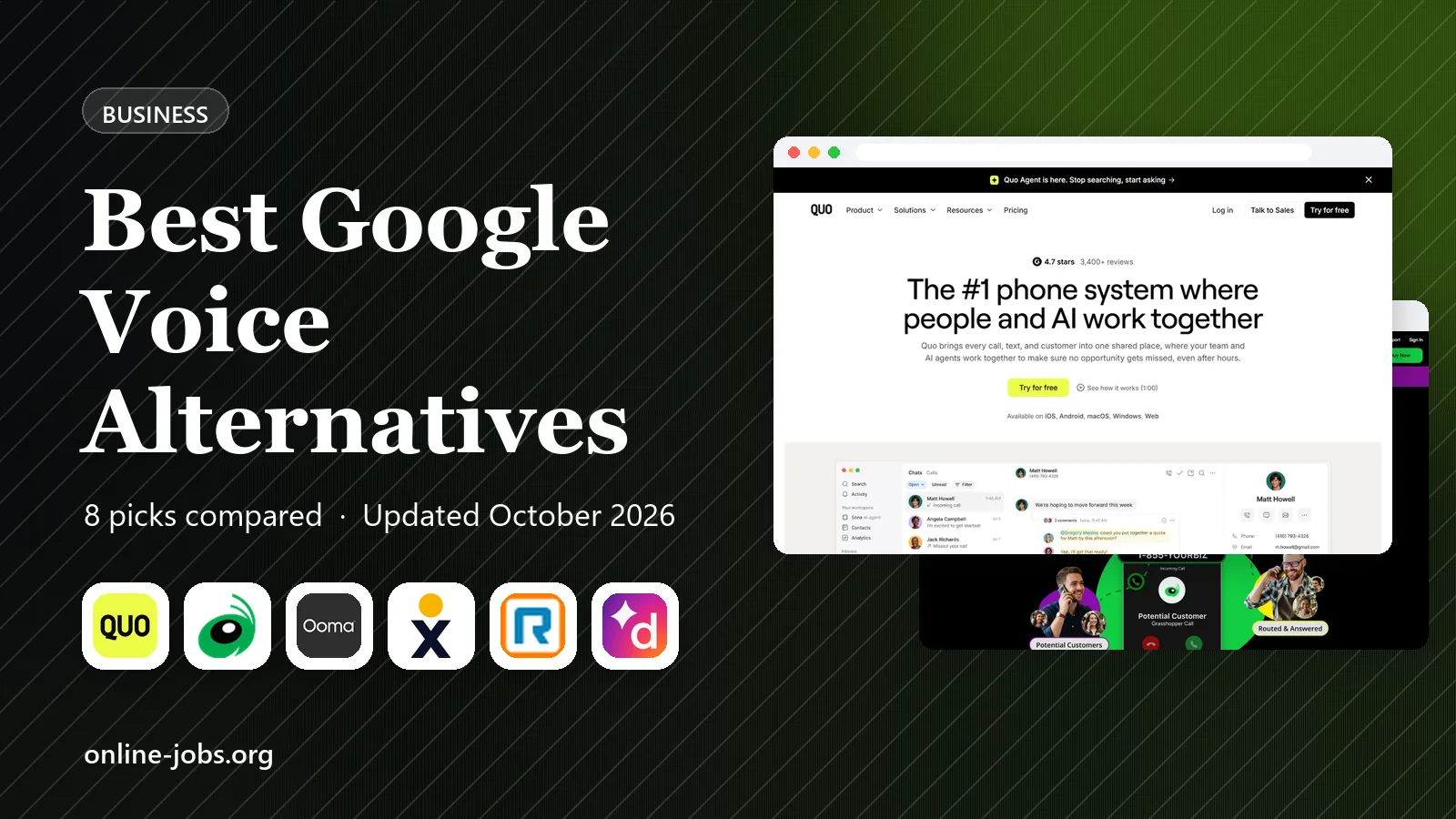 Best Google Voice Alternatives in 2026: 8 Options Compared