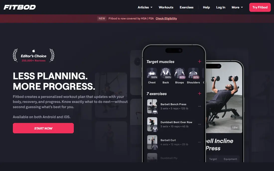 Fitbod website