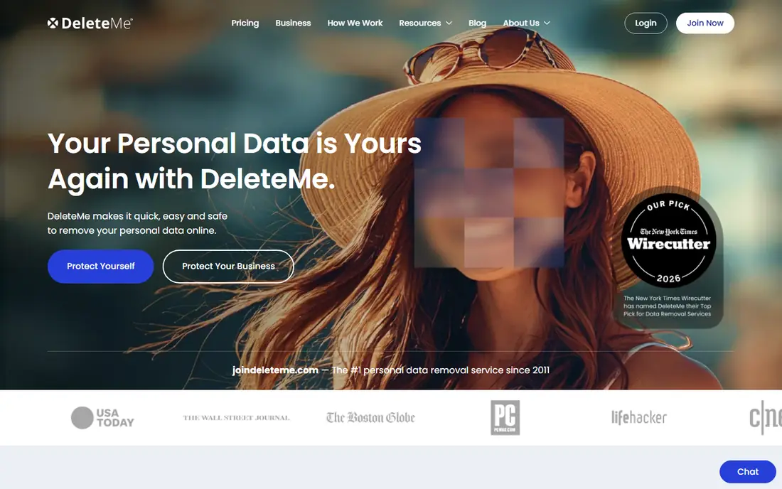DeleteMe website