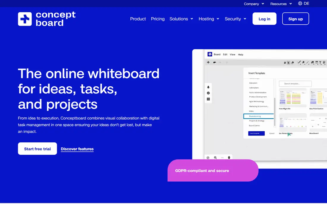 Conceptboard website