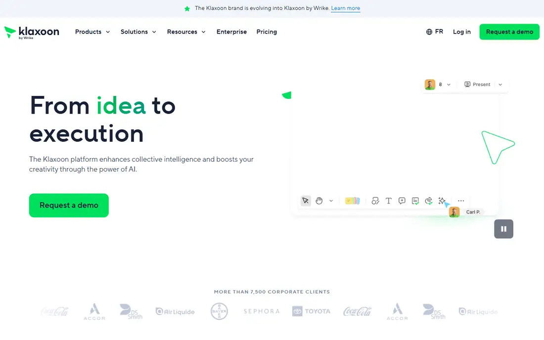 Klaxoon website