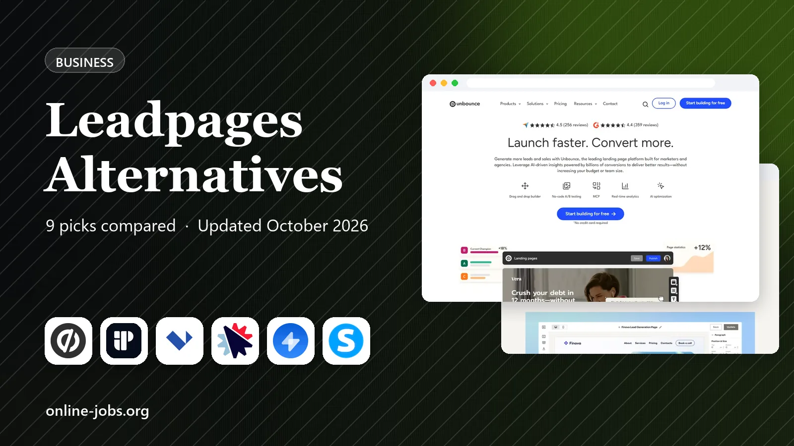Leadpages Alternatives in 2026: 9 Tools Compared