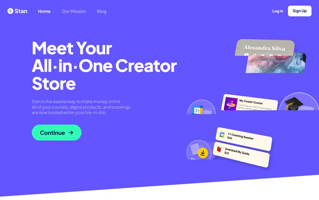 Stan Store website