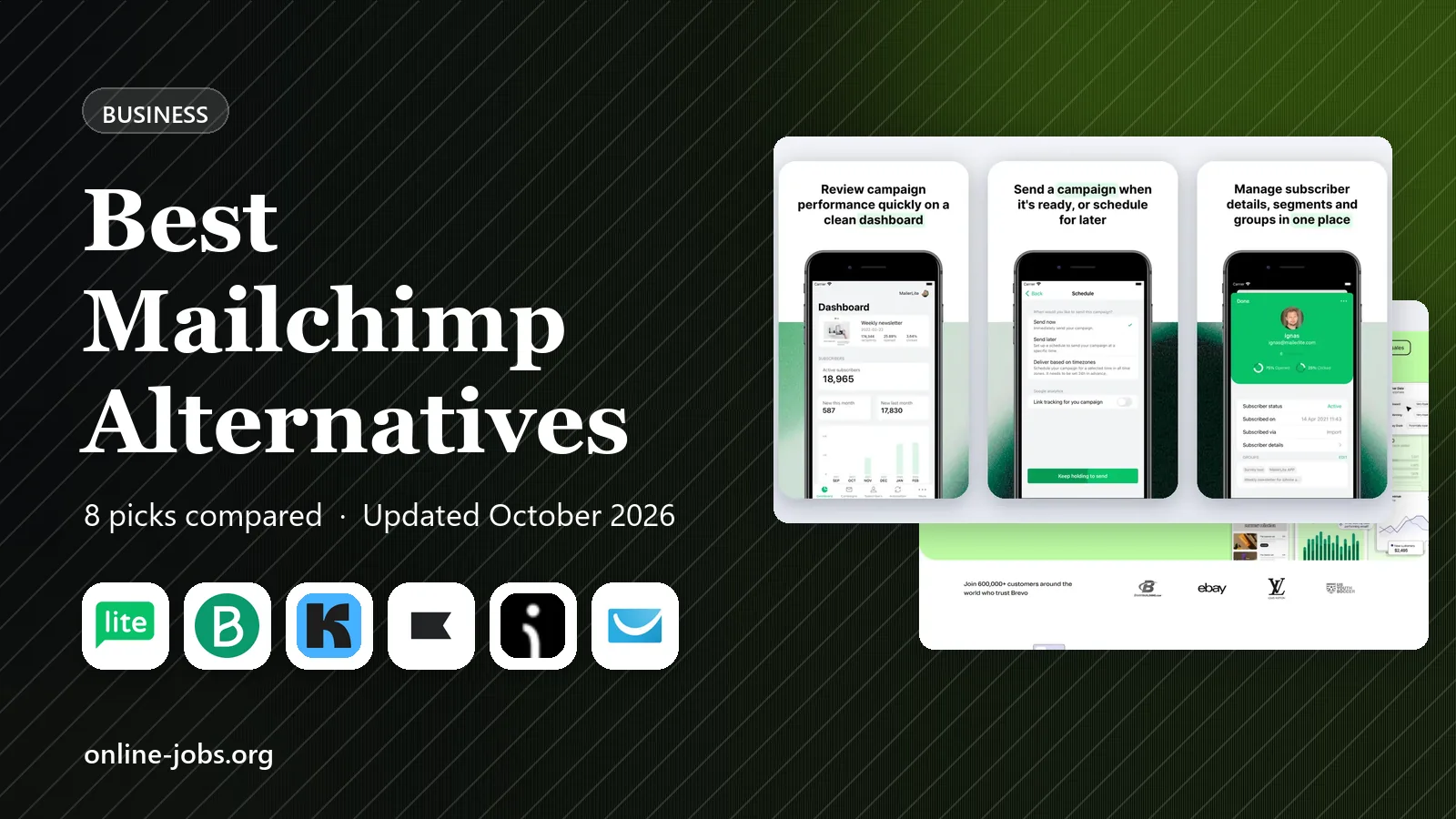 Best Mailchimp Alternatives in 2026: 8 Apps Compared