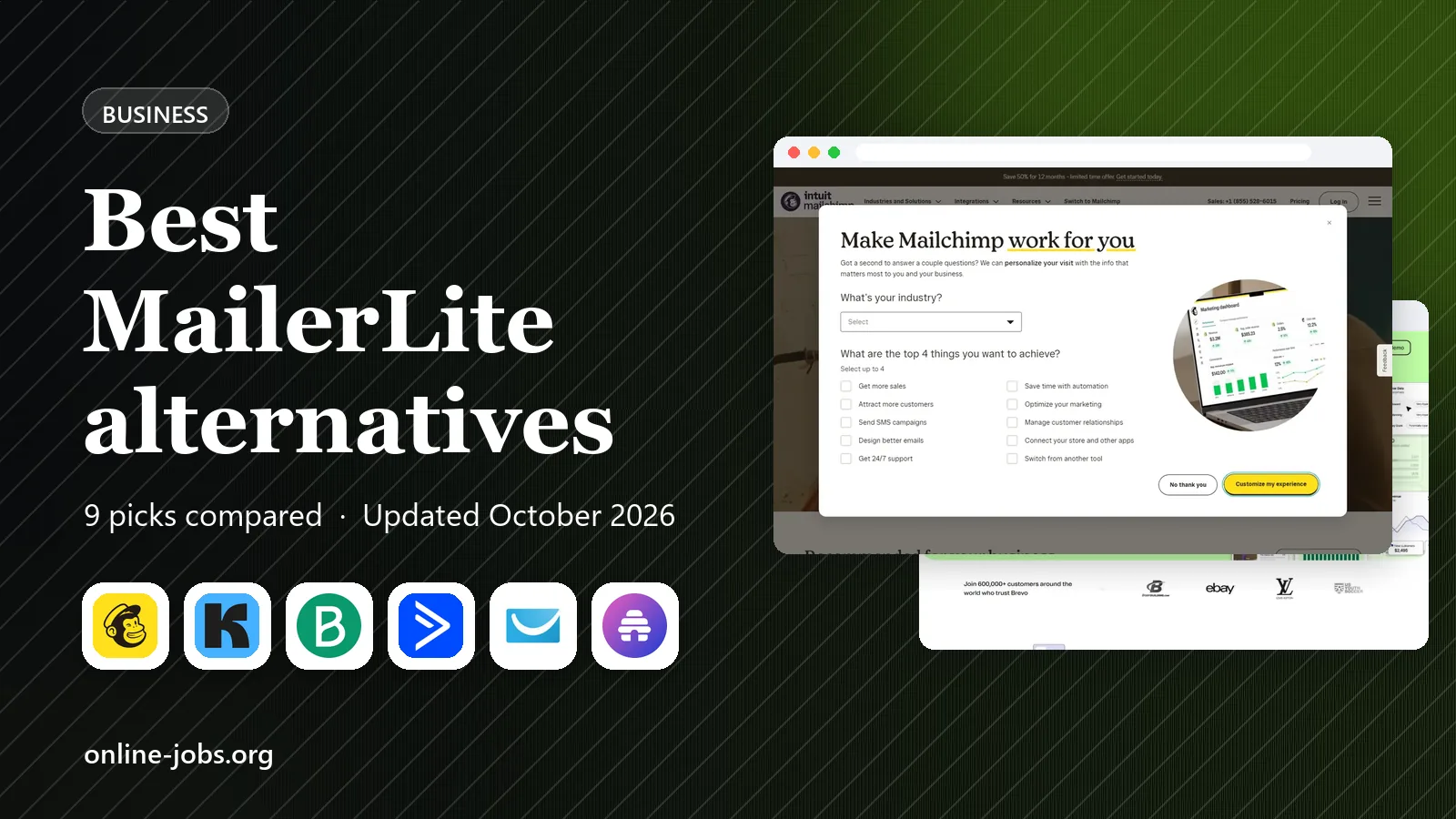 Best MailerLite alternatives in 2026: 9 Tools Compared