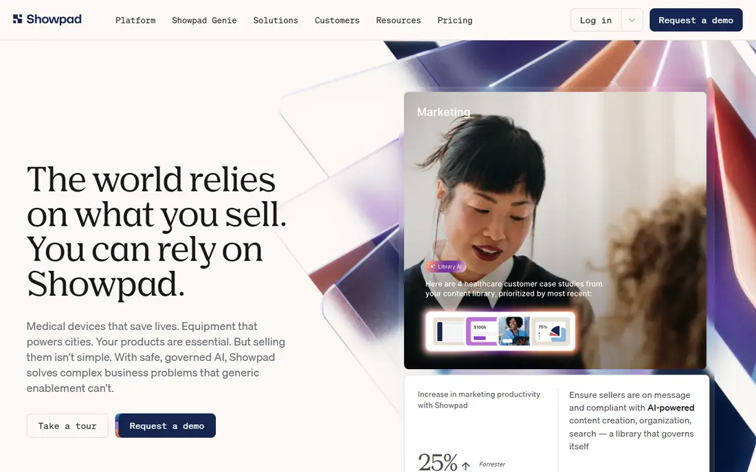 Showpad website