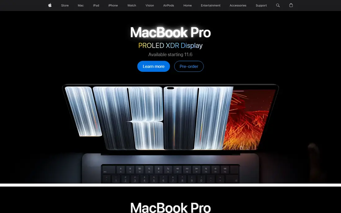 Apple Pages website
