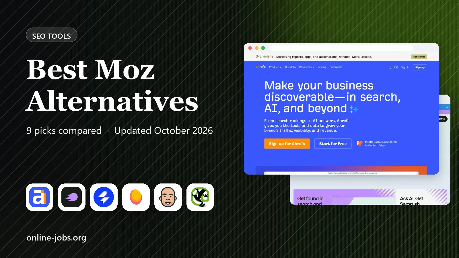 Best Moz Alternatives in 2026: 9 Apps Compared