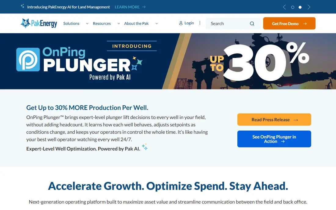 PakEnergy website
