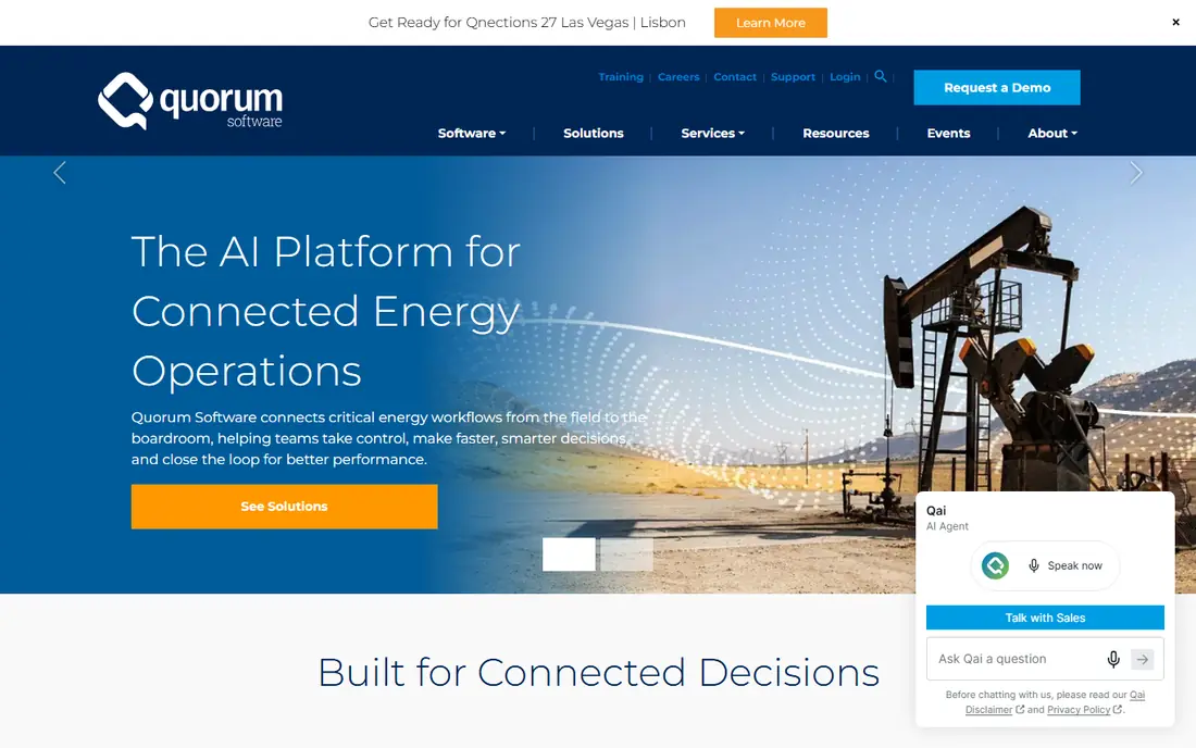 Quorum Software website