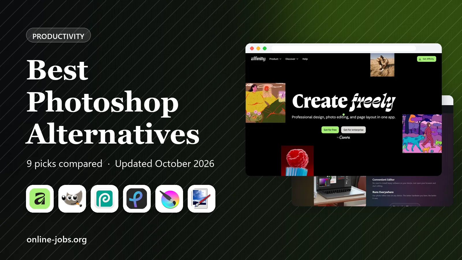 Best Photoshop Alternatives in 2026: 9 Tools Compared