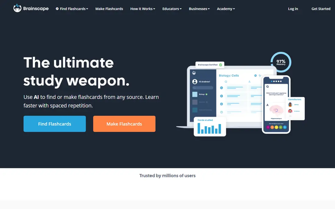 Brainscape website