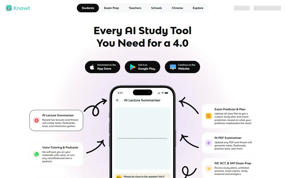 Knowt website
