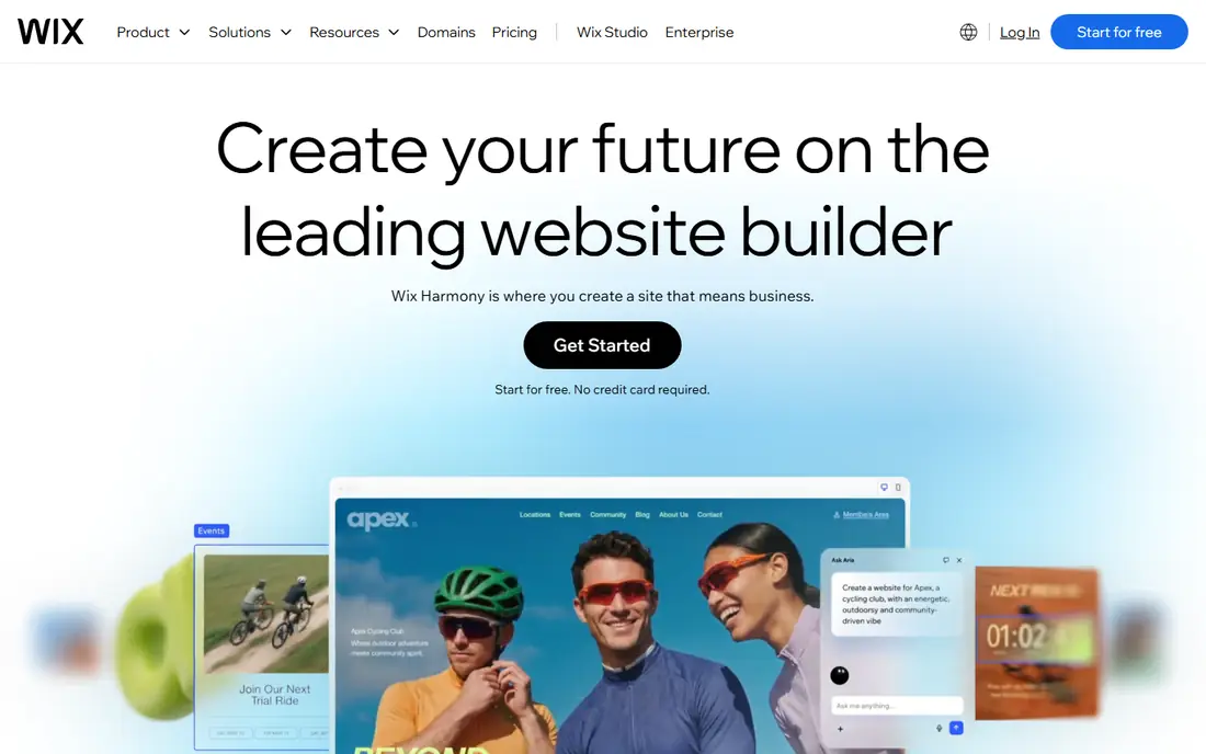 Wix website