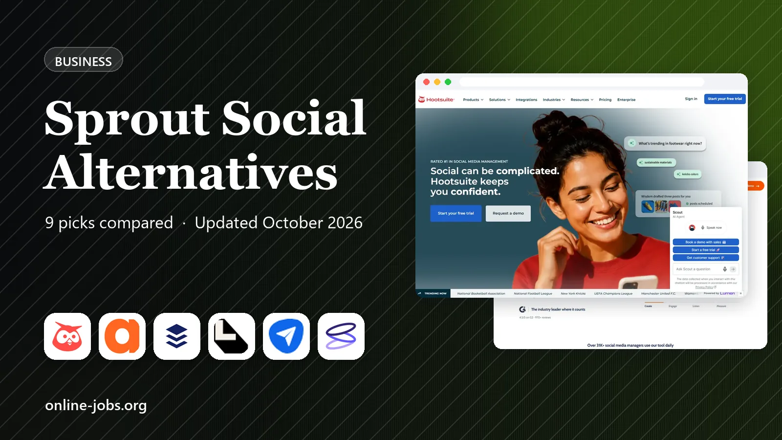 Sprout Social Alternatives in 2026: 9 Tools Compared