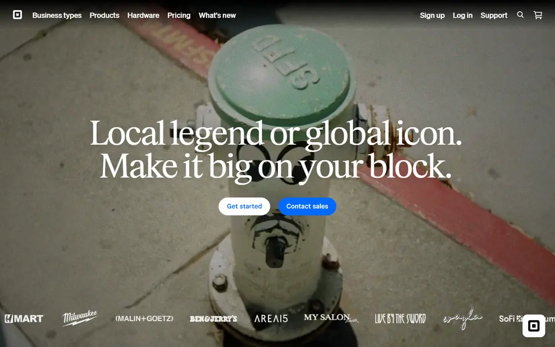 Square website