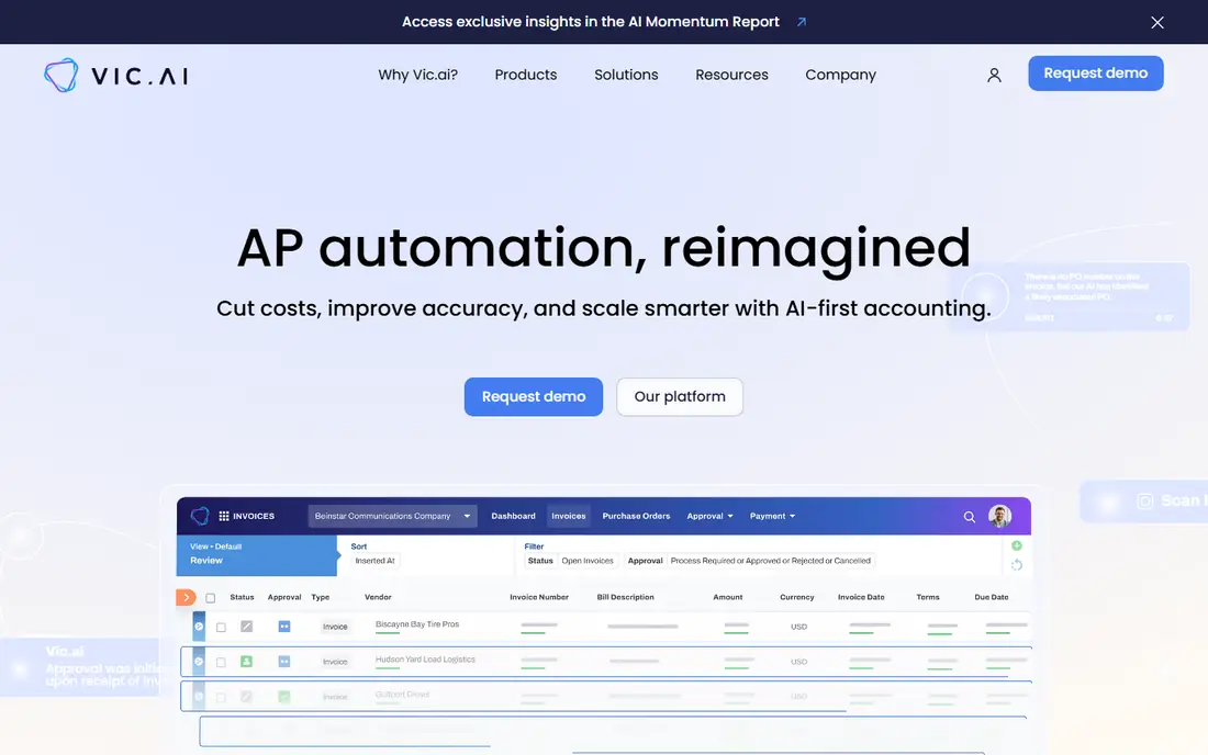 Vic.ai website