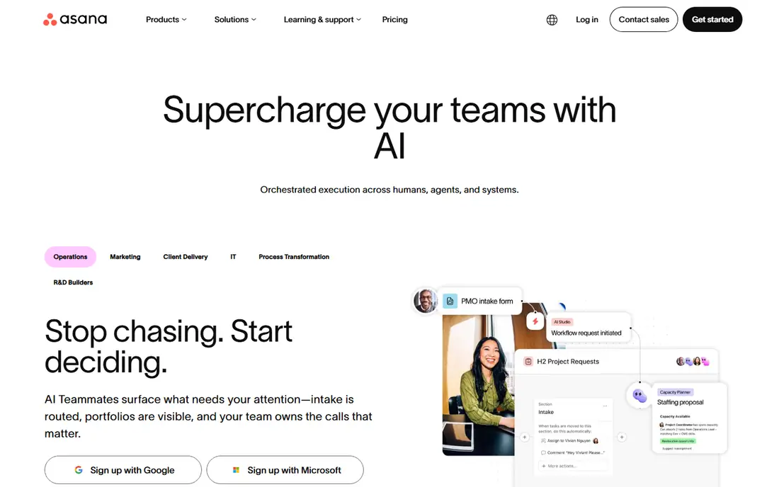 Asana website