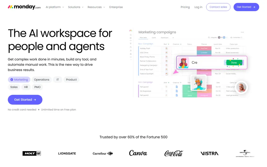 monday.com website