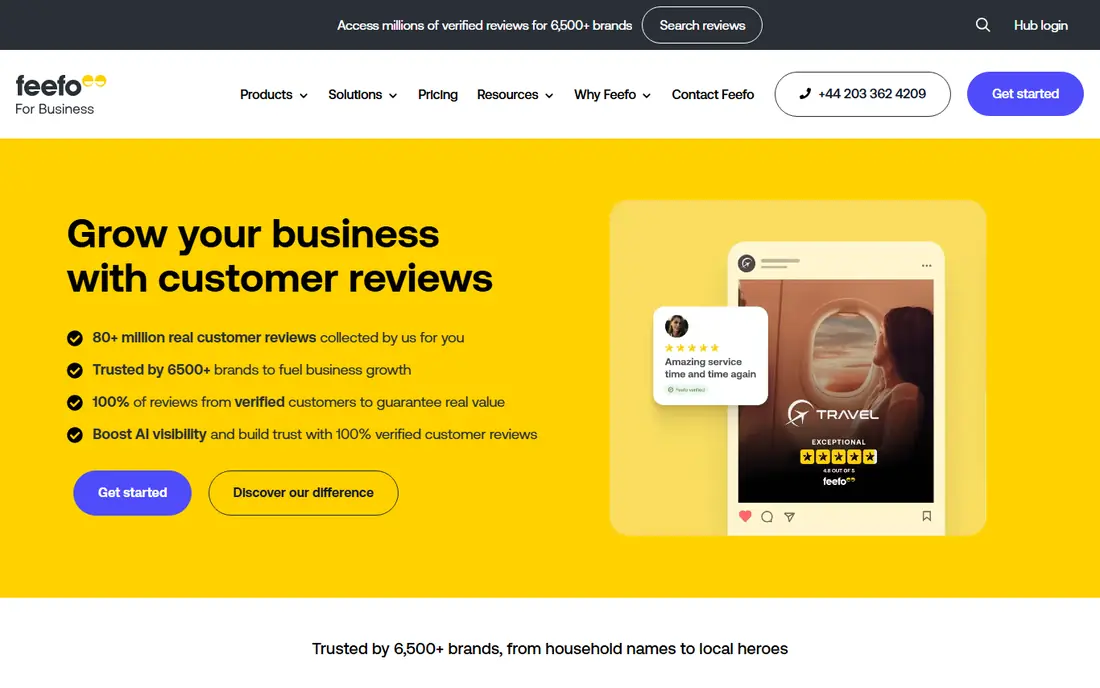 Feefo website
