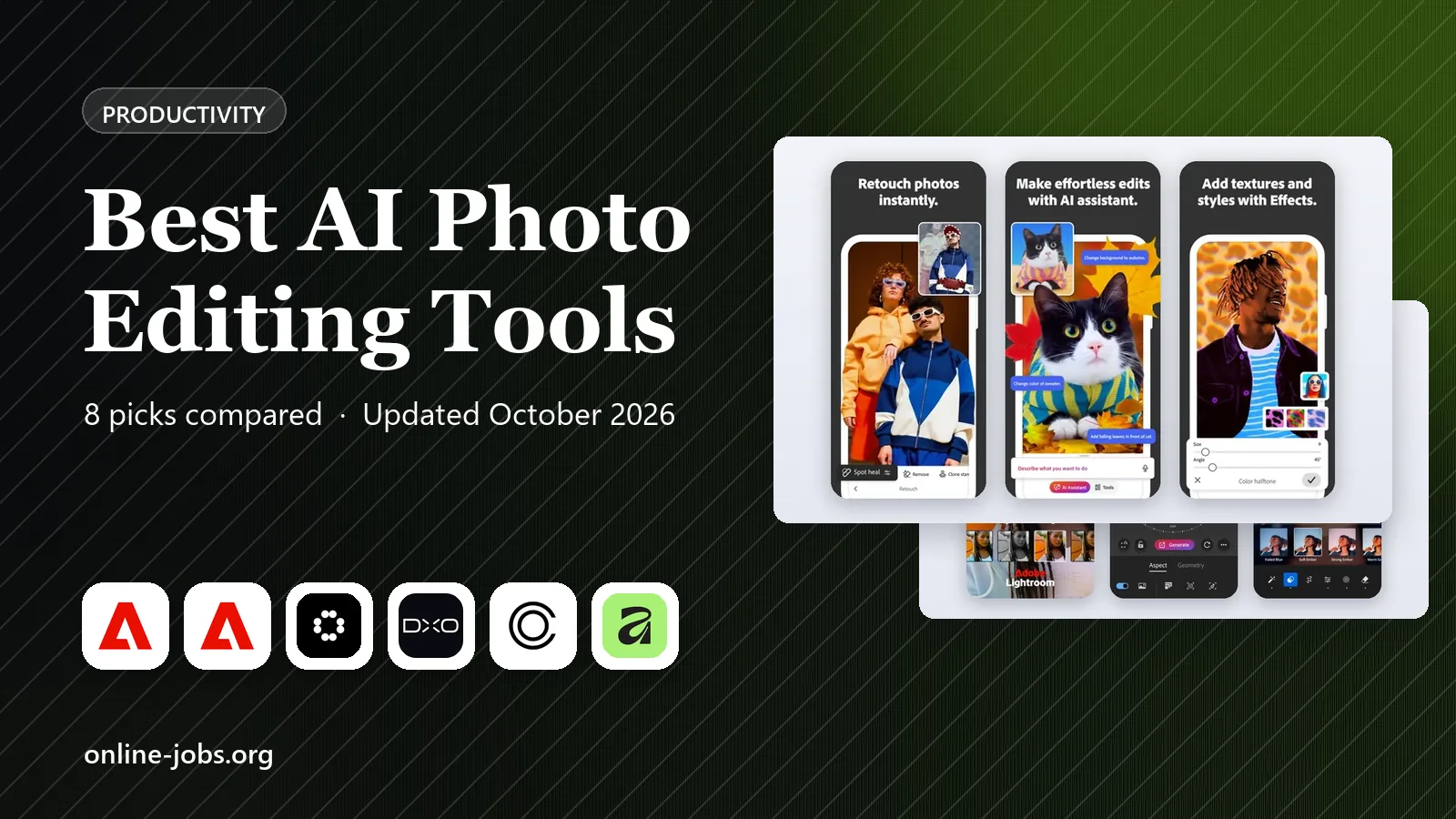Best AI Photo Editing Tools in 2026: 8 Apps Compared