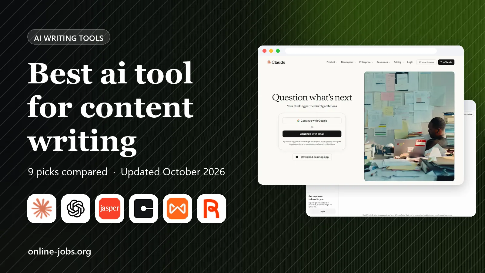 Best ai tool for content writing in 2026: 9 Apps Compared