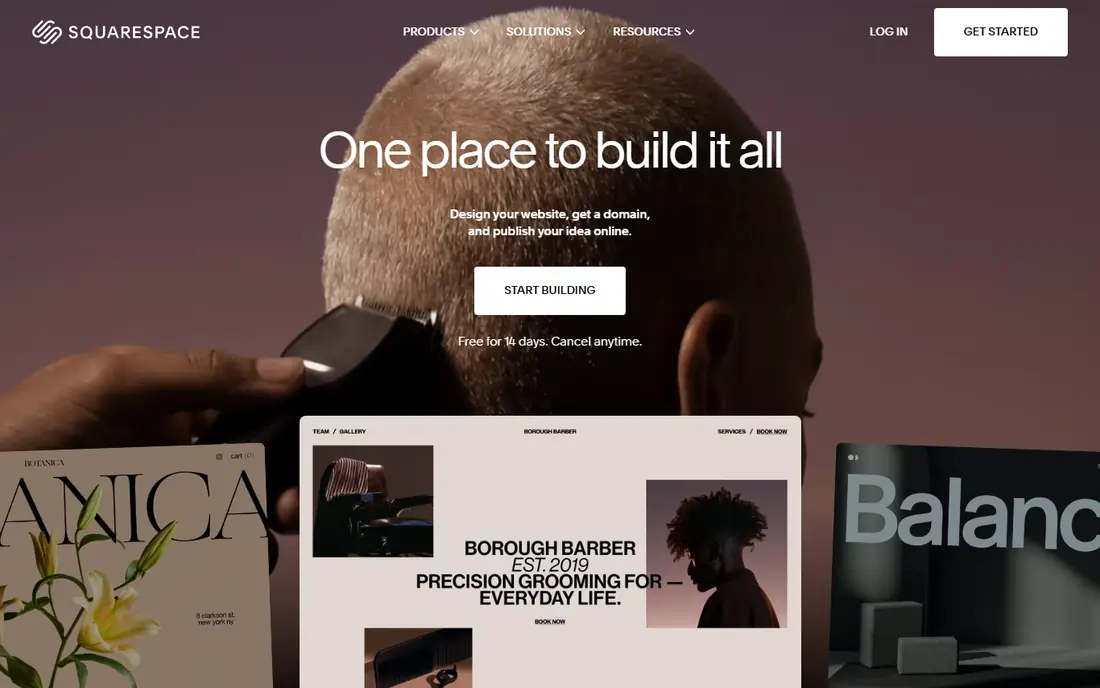 Squarespace website