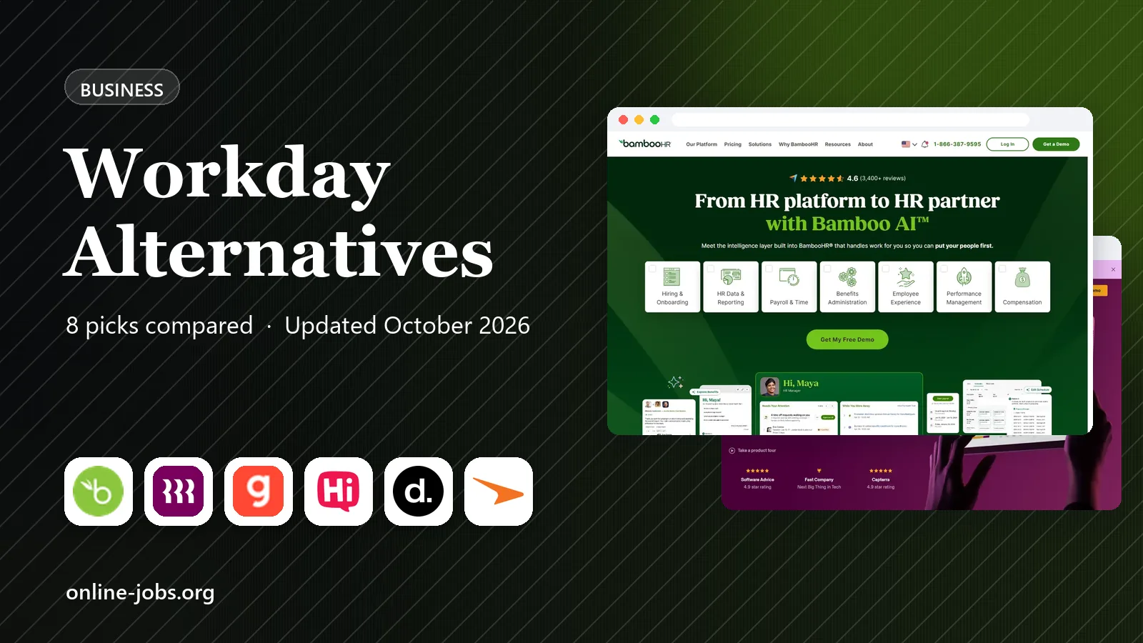 Workday Alternatives in 2026: 8 Systems Compared