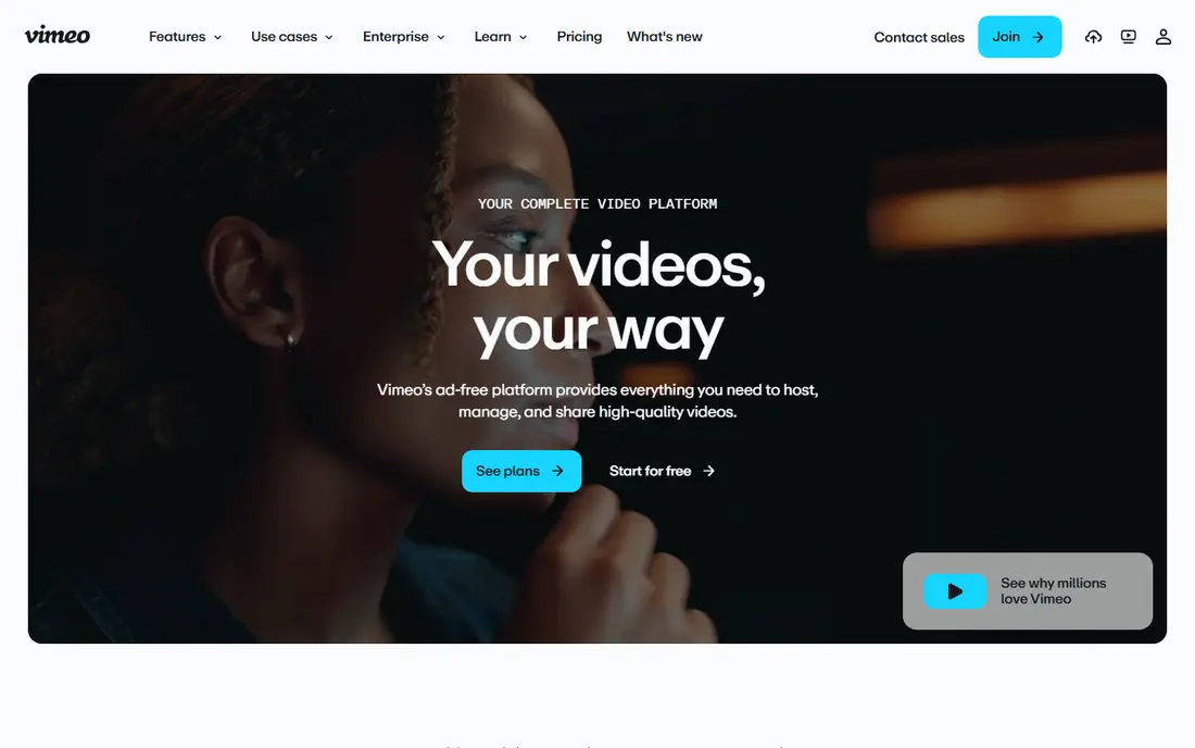 Vimeo website
