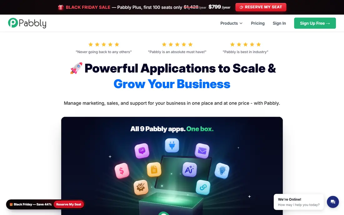 Pabbly Connect website