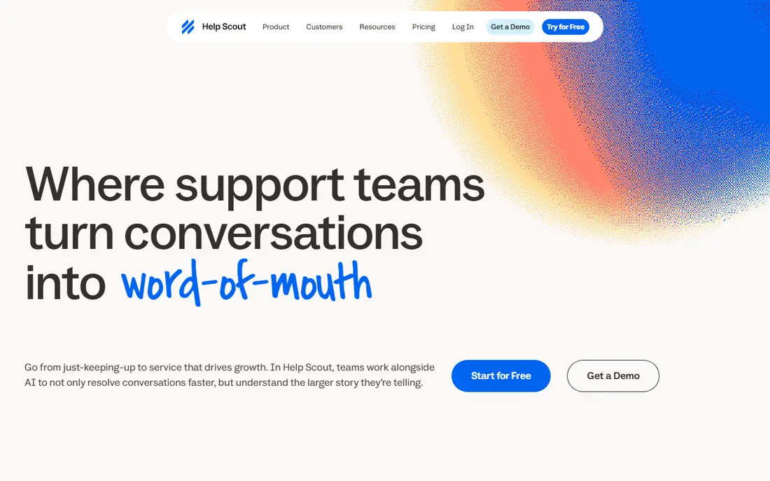 Help Scout website