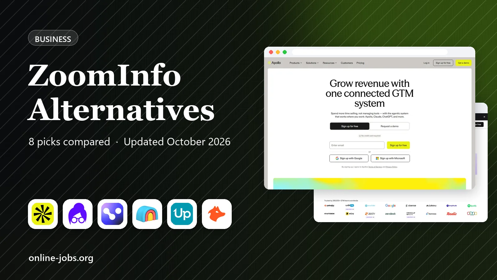 ZoomInfo Alternatives in 2026: 8 Tools Compared