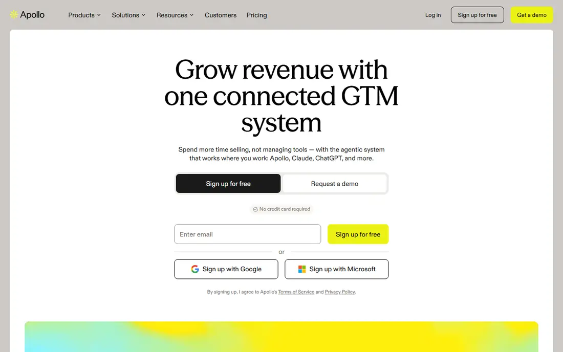 Apollo.io website